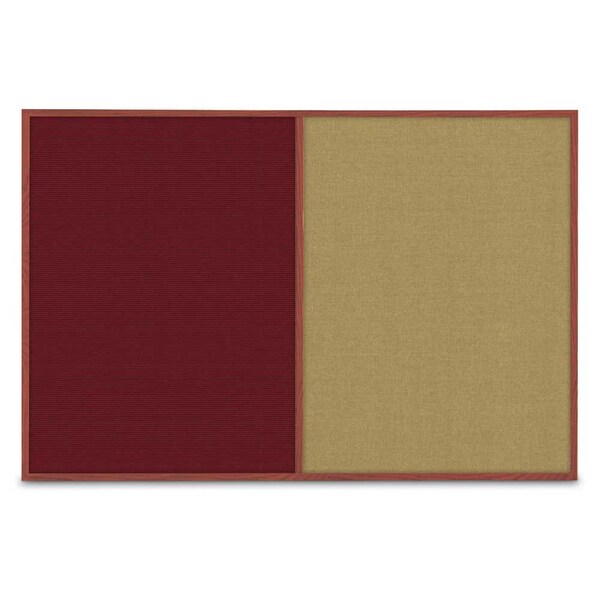 Slim Style Indoor Enclosed Corkboard, 42
